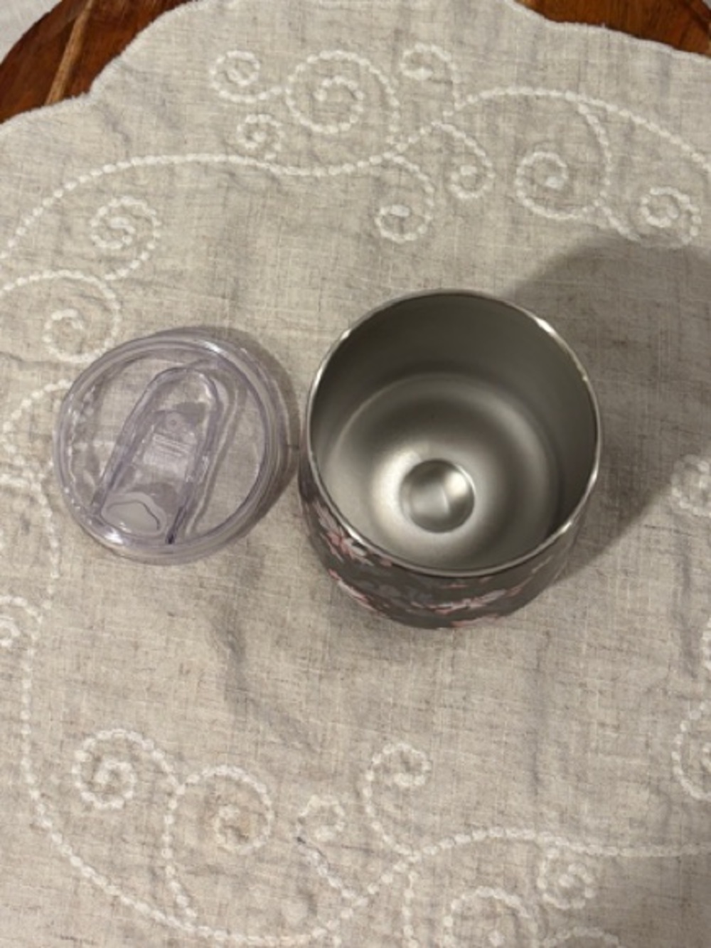 Floral with Books. Stemless Insulated Tumbler NWT - Picture 4 of 9
